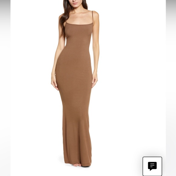 SKIMS | Dresses | Skims Ribbed Long Slipdress | Poshmark